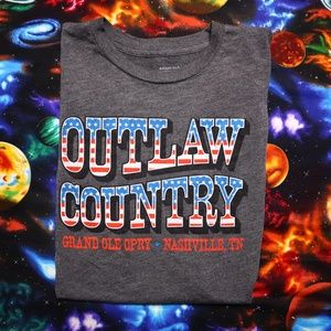 Grand ole Opry Outlaw Country Tee Small